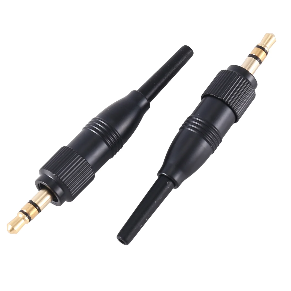 OIIRGO-10Pcs conector de bloqueo de Audio de tornillo estéreo de 3,5mm y 1/8 pulgadas para Sennheiser para Sony D11/V1/P03 adaptador de enchufe de repuesto para micrófono