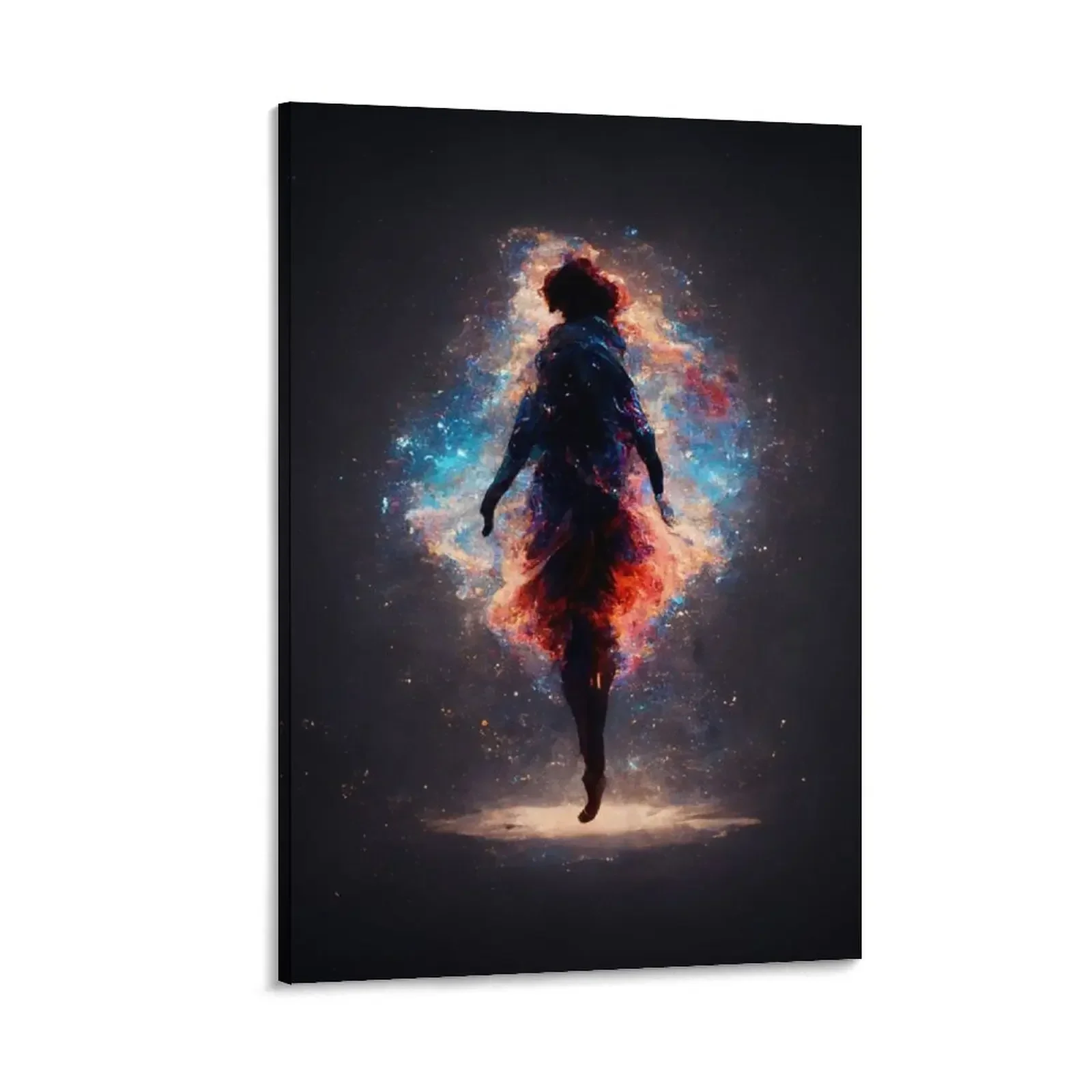 

a woman levitating through space Canvas Painting Decoration for home house decorations