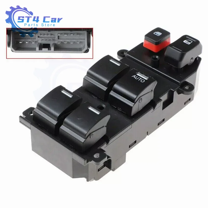 

35750-SWA-Z01 22pins RHD Master Power Window Switch Front Right Side For Honda CRV CR-V EX 2007 2008 2009 2010 2011