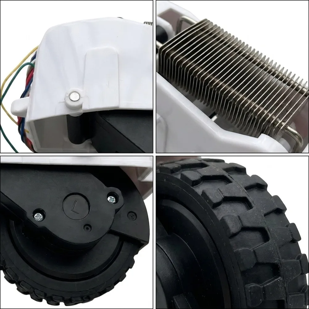 For 360 S9MAX Vacuum Cleaner Tires 360 Robot Vacuum Wheels For Home Deep Cleaning As Shown Sturdy Alloy Construction