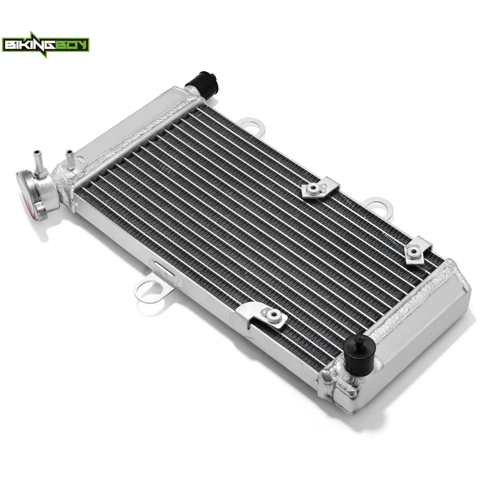 BIKINGBOY XT660R XT660X 04 05 06 07 08 09 10 11 12 13 14 Engine Radiator Cooling XT 660 R X Water Cooler Aluminium Core Polished