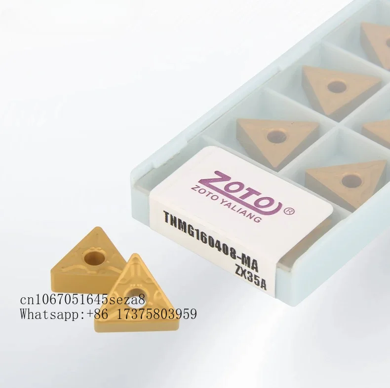 Triangular CNC Lathe Insert (TNMG160404/160408) – Tung sten -Carbide External Turning Insert