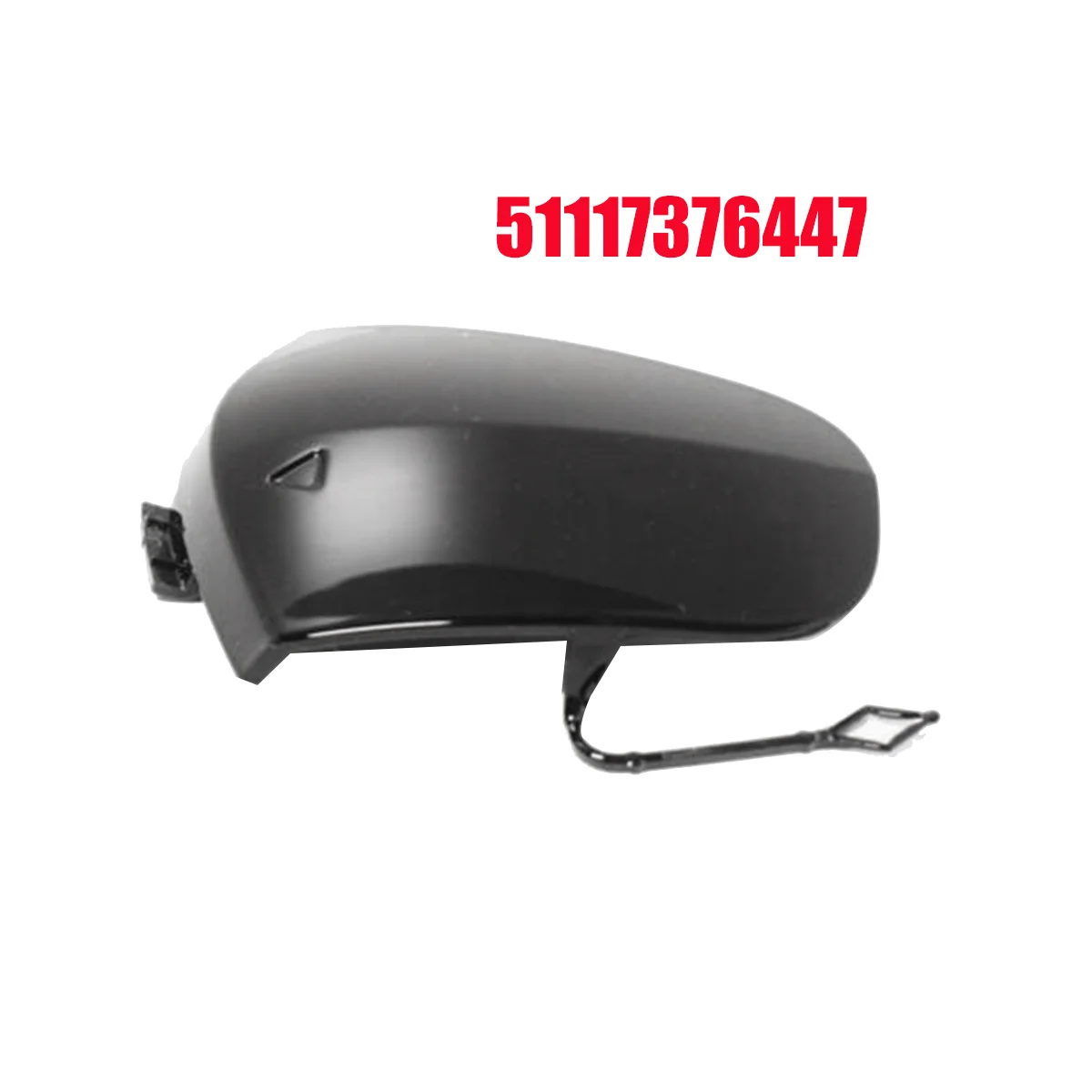 51117376447 Car Front Bumper Tow Hook Eye Cover for BMW MINI Clubman Cooper F54 2014-2023 Towing Caps Gloss Black