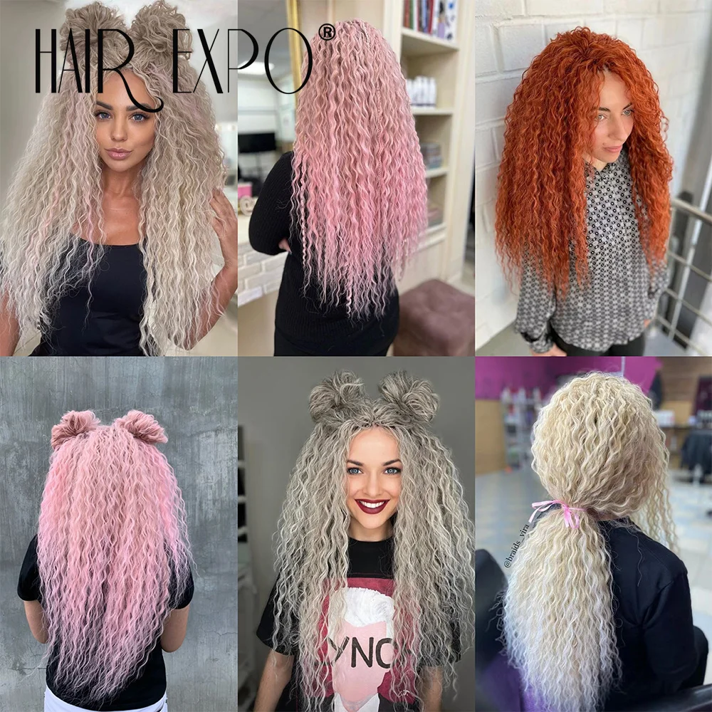 22Inch Ariel Hair Synthetic Twist Crochet Curly Hair Water Wave