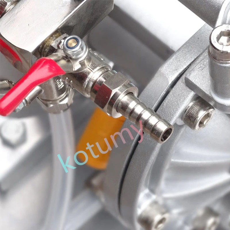 Imagem -05 - Pneumática Bomba de Diafragma Duplo Pintura Pulverização Terno Membrana Bomba de Diafragma Double Way Dpa10