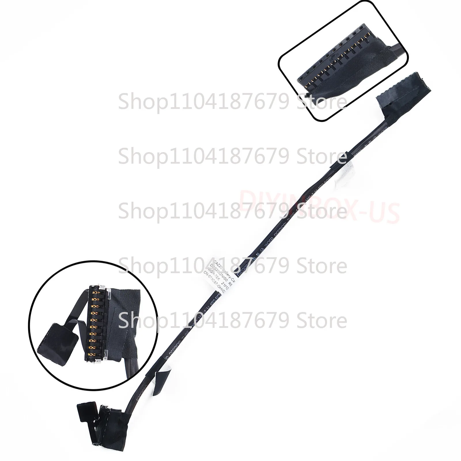 Lot X1-100 New OEM Battery Cable for Dell Latitude 7480 E7480 E7490 7XC87 07XC87