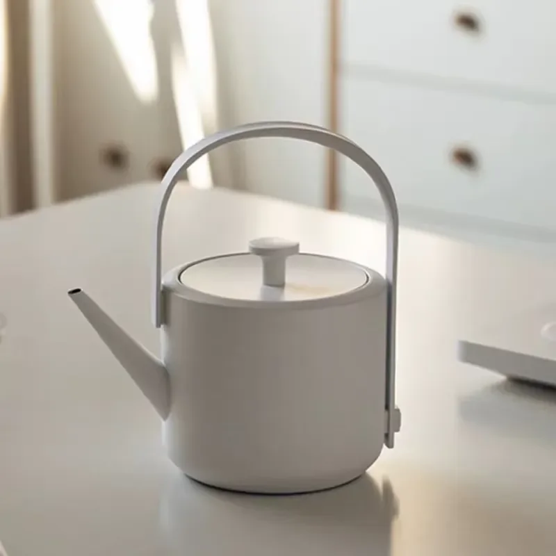 Portable outdoor hotel household 0.6L gas/electric kettle stainless steel temperature control automatic power failure 1200W