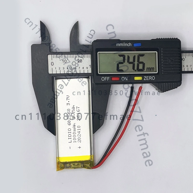 602560 lithium battery 3.7v 1000mAh battery can be recharged 4.2V