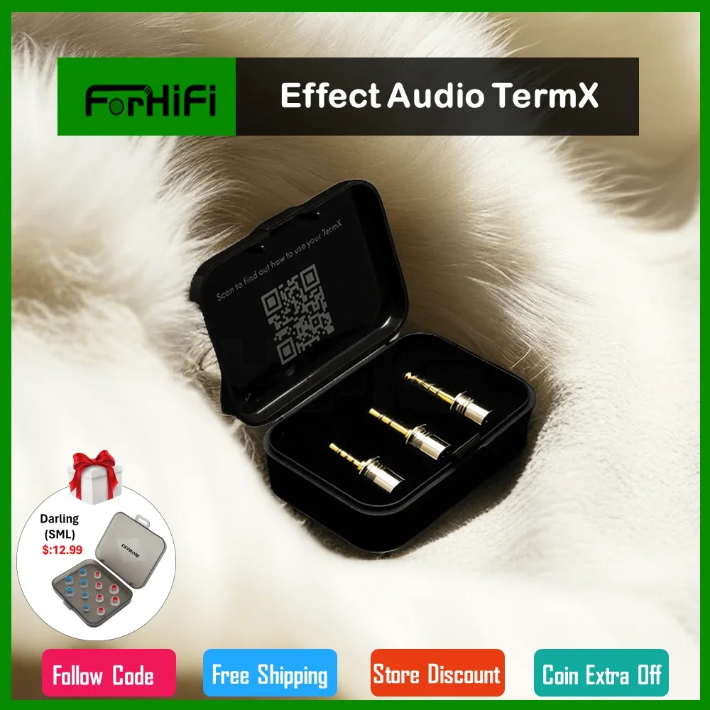 Effect Audio TermX Earphones Plug 2.5mm / 3.5mm / 4.4mm  Flagship IEMs Cable Adapter