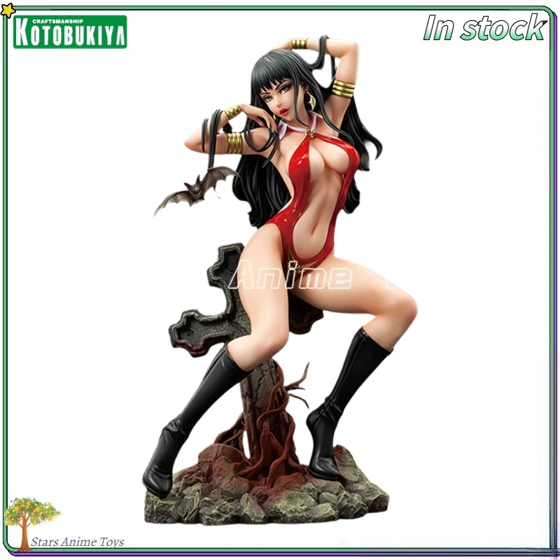 

Оригинальный Kotobukiya BISHOUJO STATUE HORROR Beautiful Girl Vampirella 1/7 куклы анимационные фигурки модели коллекция