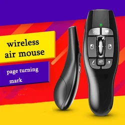 2,4g drahtlose Luftmaus mit Scrollrad Fernbedienung Projektions stift Fly Mouse für Moderator ppt PC Windows Android TV