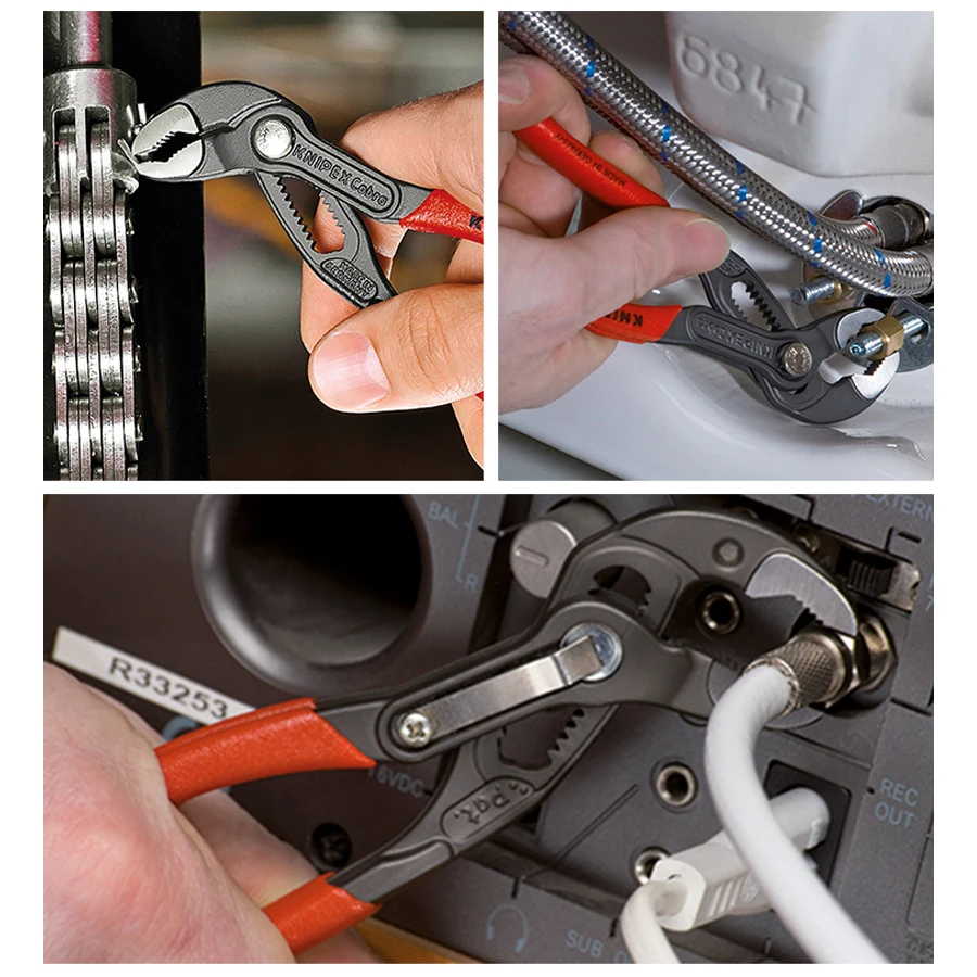 KNIPEX Water Pump Pliers 8701series Non-slip Handle Adjustable Flexibly Adapt to Various Environments