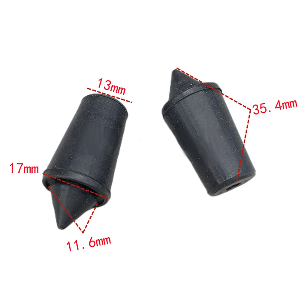 2pcs Car Back Door Rubber Stop Cushion Rubber Dampers Buffer Pad 90541-09108 For Toyota For Rav4 08-12 Automobile Accessories