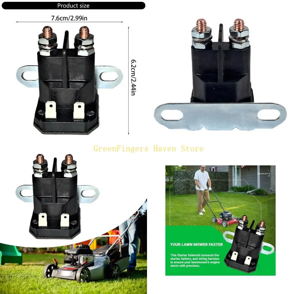F68D 12V Starter Solenoid Relays Stainless Steel Construction for Outdoor Power Relays