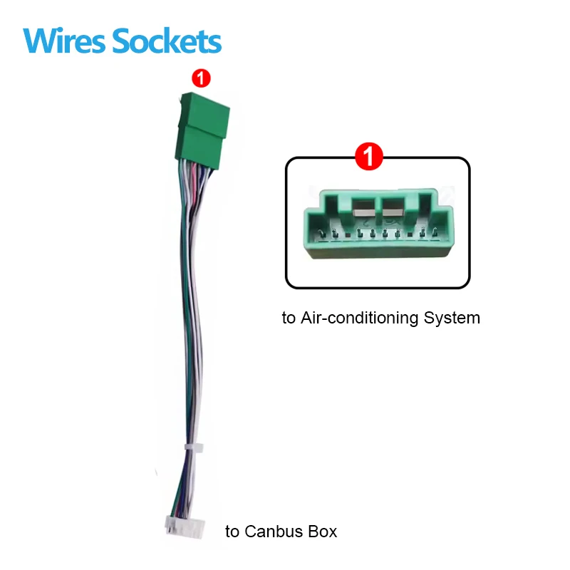 android For Honda Civic 2006 2011 Car radio Canbus Box Decoder cables EUROPEAN VERISION Air Conditioning Cable connector