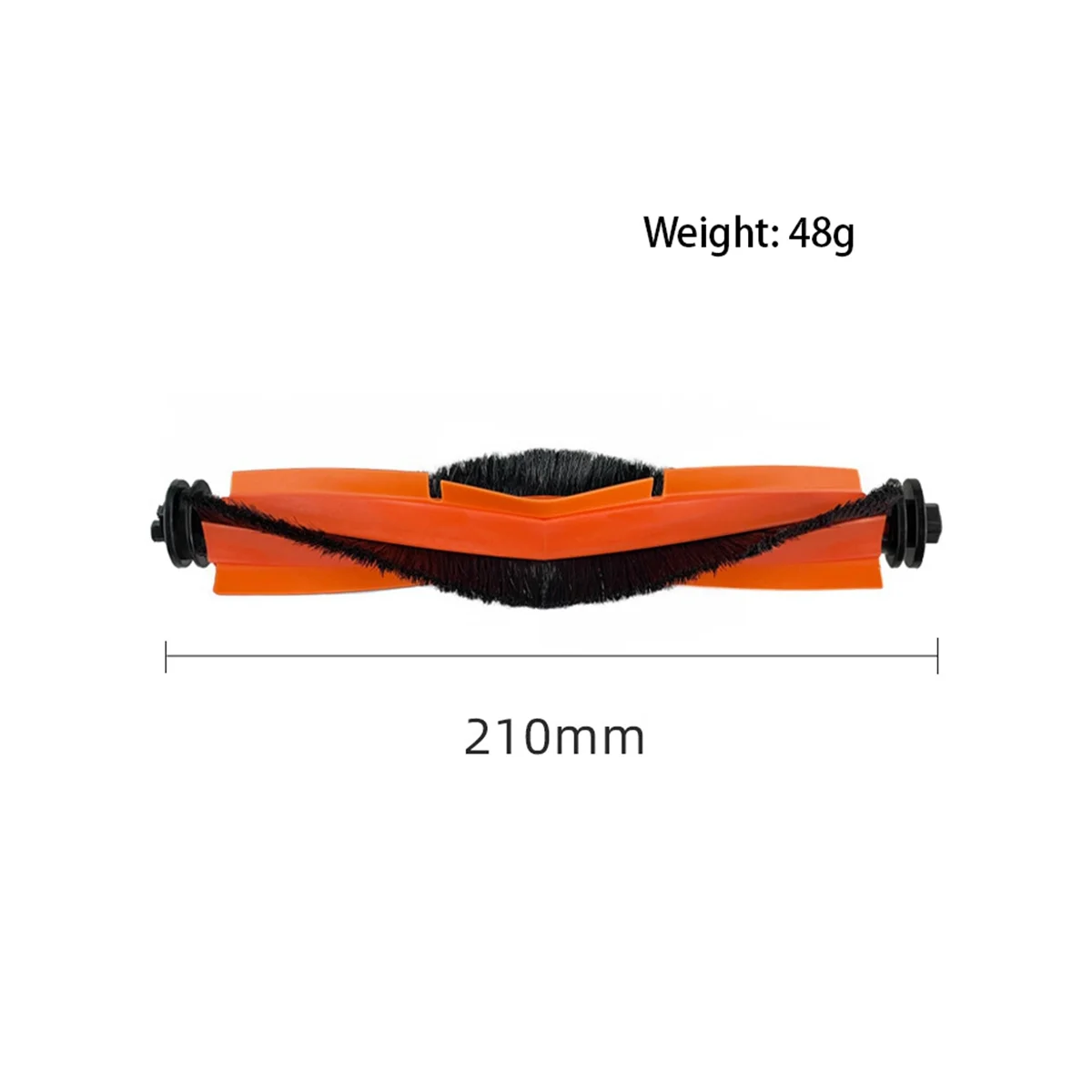 2 peças para robô aspirador de pó 3s b108cn rolo escova principal peças de reposição acessórios-him