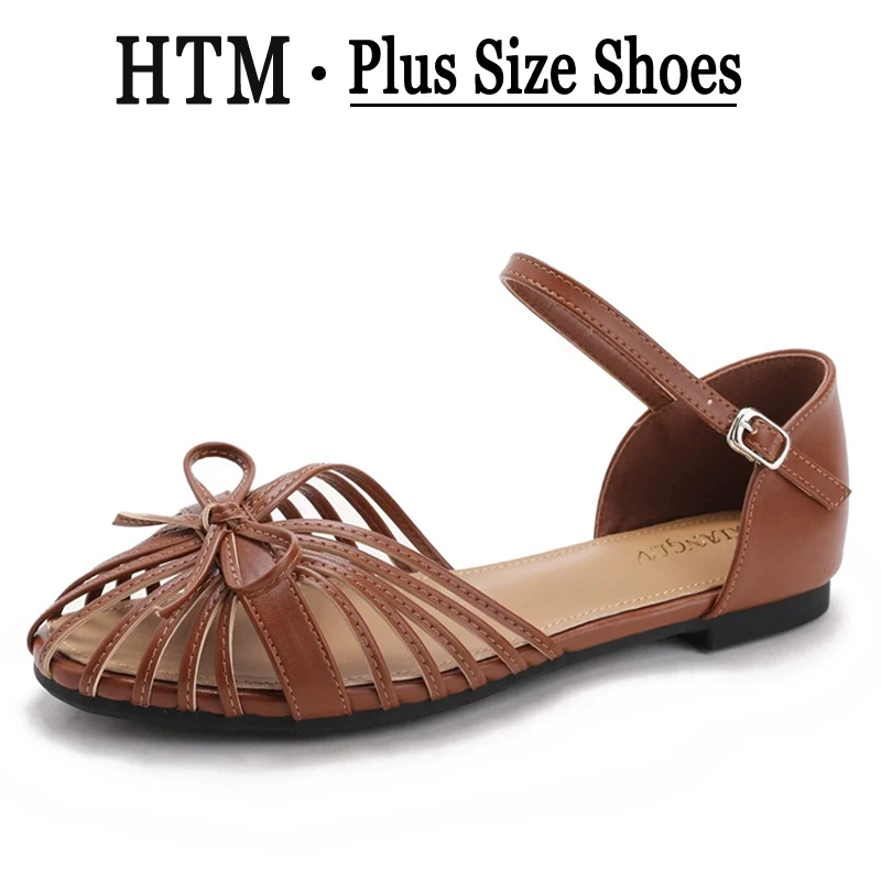 

Large Size 35-43 Fashion Roman Flat Sandals for Women Summer Gladiator Low Heel Luxury Sandals Zapatos De Mujer sandalias mujer