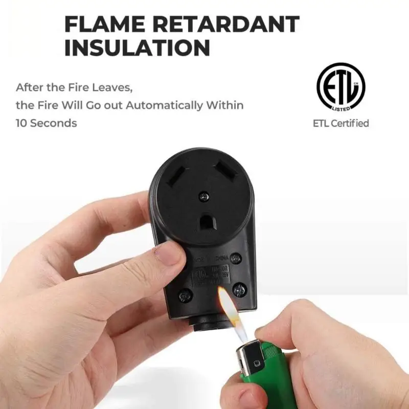 B03F Premium 125V 30Amp Car Power Plug Connectors For Seamlessly Electrical System