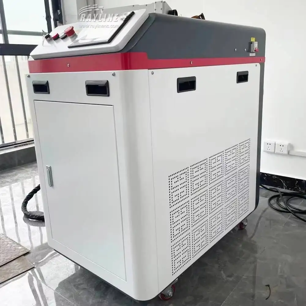 Fiber Hine 1000W 2000W 1500W Continuous Wave Laser Rust Removal With 2 Years Warranty Wide Format Cleaning