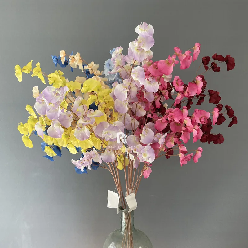 

Encrypt the Big Huilan Dance Orchid Simulation Wedding Hall Hotel Ceiling Decoration Cherry Blossom Wedding Set Flower Materials