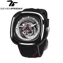 NEW original SEVENFRIDAY S series watch S3/01 men and women's automatic mechanical watch luxury fashion sevenfriday retro reloj