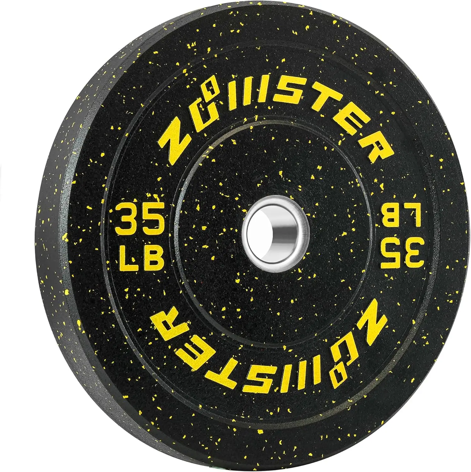 Bumper Weight Plate 35LB Single Weight Plate with Steel Insert Strength Training Weight Lifting Plate