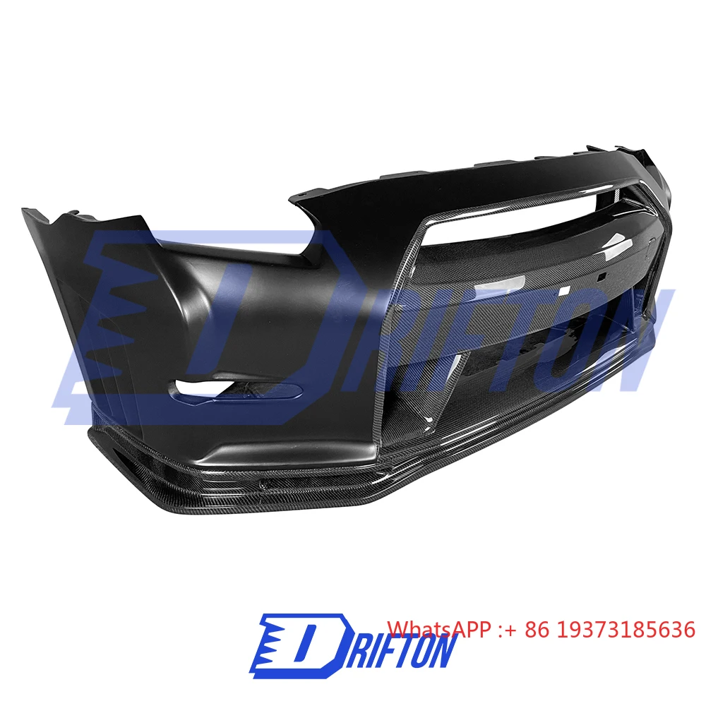 MY15 Nismo Style Partial Carbon Fiber Front Bumper for Nissan R35 GTR 2008-2016