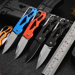 Steel Mini Folding Pocket Knife for Men High Hardness Outdoor Survival Self Defense Military Tactical Knives for Hunting