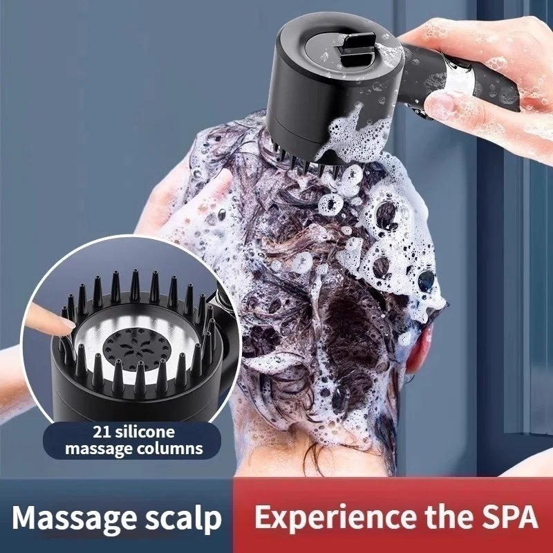 Pommeau de douche amélioré, forte pression, support de pulvérisation de salle de bain, pomme de Lotus pour une expérience de douche améliorée