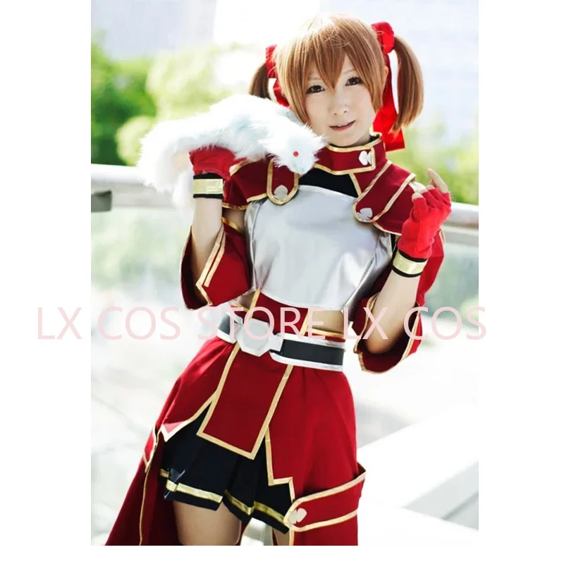 Anime Sao Caitsith Sirika Silica Cosplay Kostuum Maat Aangepast