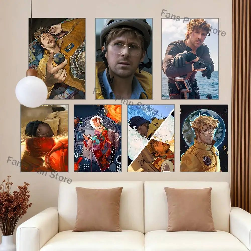 P-Project Hail Ryland Grace Poster Multi-Purpose Wall Art for Living Room Bedroom Office Hallway Bar Home Decor Gift