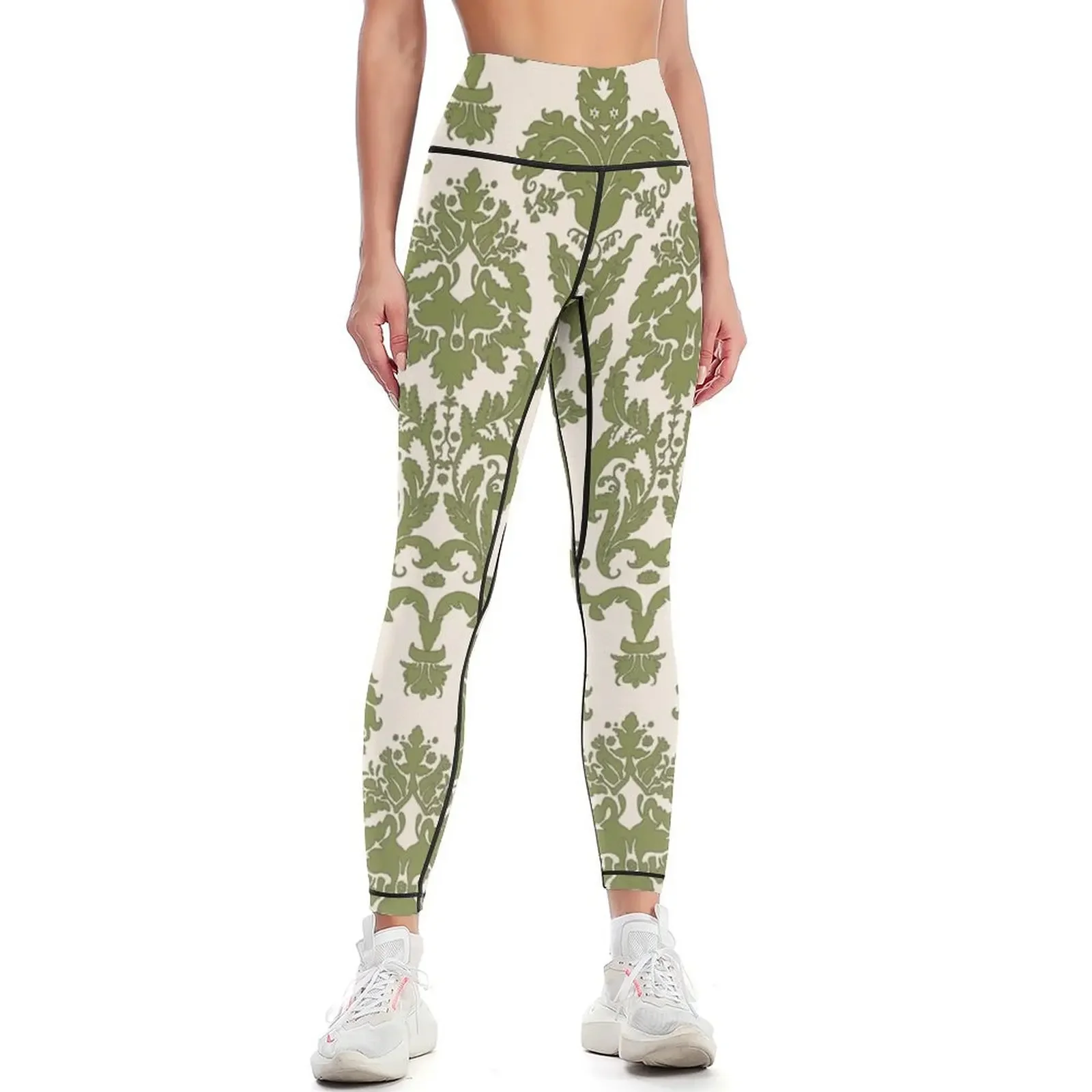 

The Sound of Music The Von Trapp Curtain Pattern Design Leggings Leginsy push up Sports pants woman for physical Womens Leggings