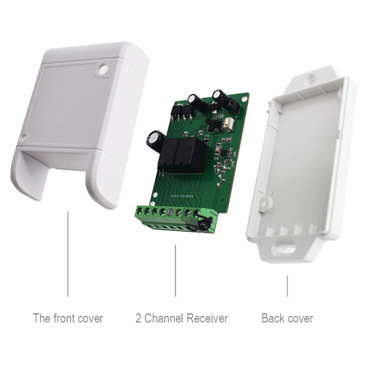 Receptor de 2 canales para SOMMER 4020 4025 4026 4031 4035 TX03 868mhz 434mhz Control remoto interruptor controlador de apertura de puerta de garaje