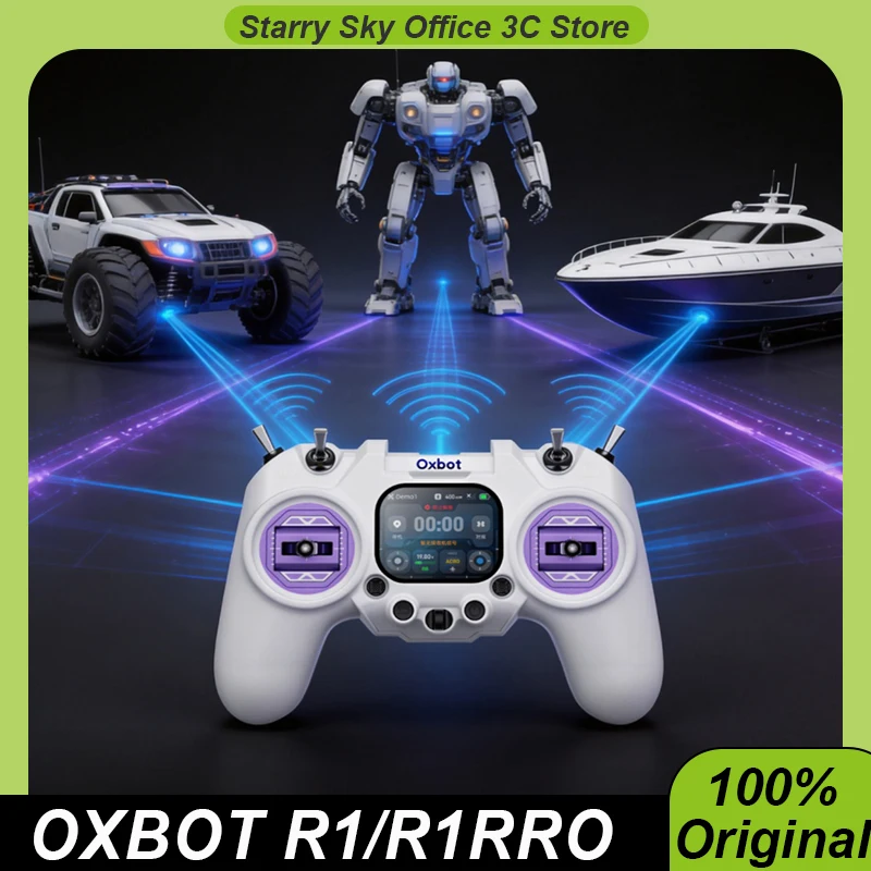 Oxbot R1 PRO ELRS 2.4GHz FPV Radio Controller with RDC50 Gimbals Smart OS Remote Controller Touchscreen Display RemoteController
