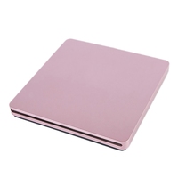 External DVD Drive USB 2.0 Portable CD DVD +/-RW Drive DVD Burner for Laptop Mac Macbook Pro Air Windows 7/8/10 Pink