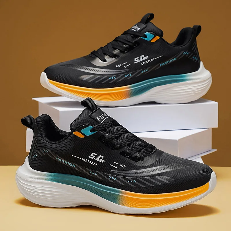 

Мужские повседневные кроссовки весна-лето на мягкой подошве, легкие классические дышащие гоночные кроссовки на открытом воздухе, студенческая спортивная обувь