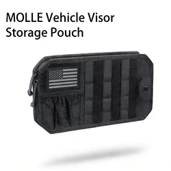 Organizador visera coche con panel MOLLE – Bolsa táctica universal
