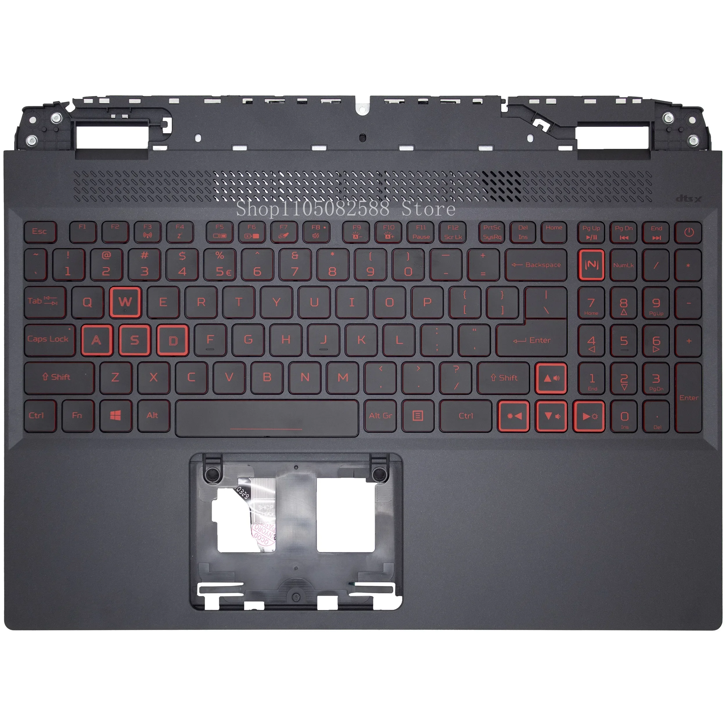 Original New Keyboard For ACER Nitro 5 AN515-58 AN515-46 N22C1 Laptop Top Case Palmrest Upper Shell Hinges with Backlit keyboard