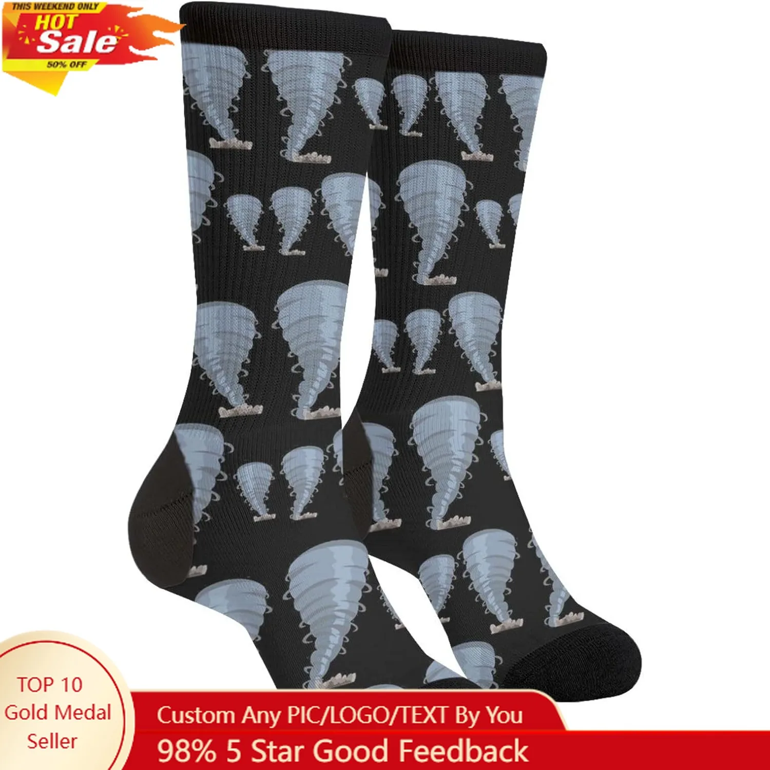 

Casual Funny Funky Novelty Socks Gift For Men Women