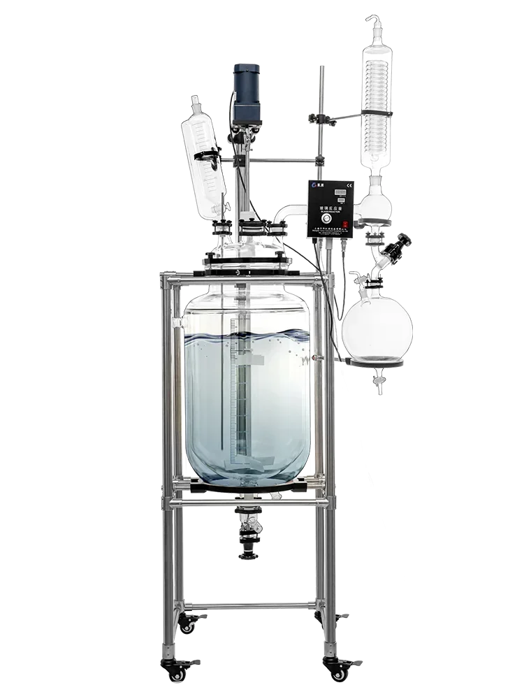 Cancun, Double Glass Reactor Laboratory High Temperature and  Pressure Jacket Hydro 1L 2L 3L 5L 10L 20L