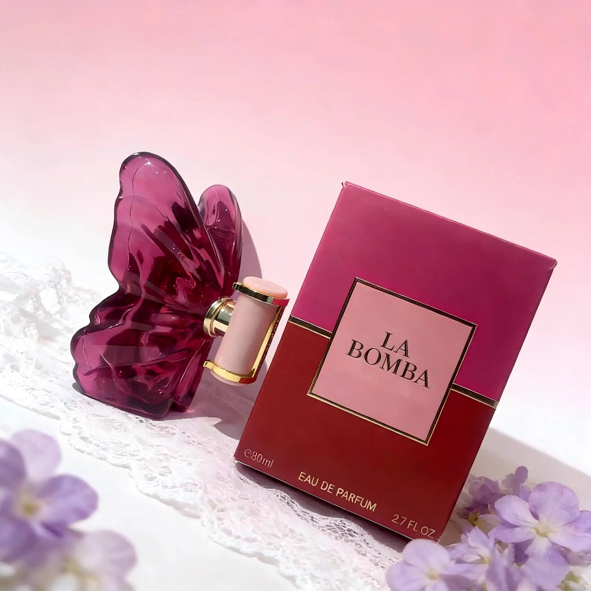 LA BOMBA Women's Perfume, Tangy Lychee and Floral Fragrance with Musky Notes, Playful All-Day Wear Scent