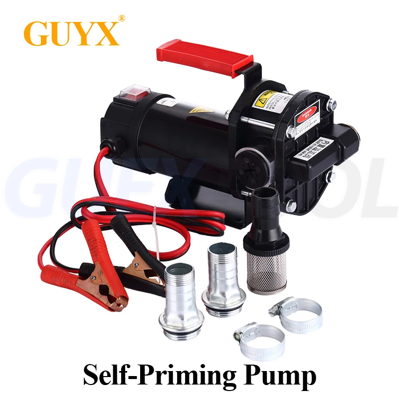 

12V24V High Flow Diesel Refueling Machine Self-priming Pump Electric Gear Oil Hydraulic Oil Explosion-Proof Fuel Dispenser