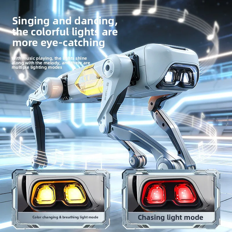 🧠   Cane Robot AI per l'Educazione Scientifica dei Bambini |   Cane Meccanico Giocattolo con Controllo Vocale Intelligente per Bambini