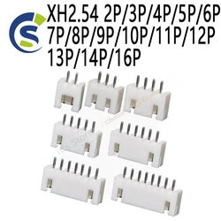 Xh2.54ストレートニードルコネクタ、ピンヘッダー、端子、2.54mm、XH2.54-2P 3p 4p 5p 6 p 7p 8p 9p 10p 11p 20個12p/13p/14p/16 p