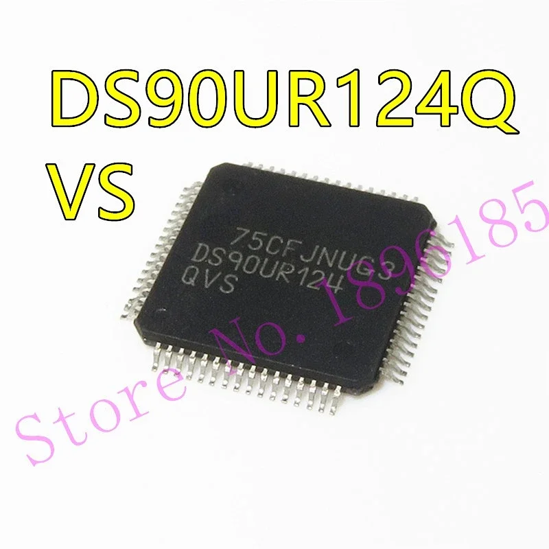 In Stock New&original DS90UR124QVS 24FPDII() 5-MHz to 43-MHz DC-Balanced 24-Bit FPD-Link II Serializer and Deserializer Chipset