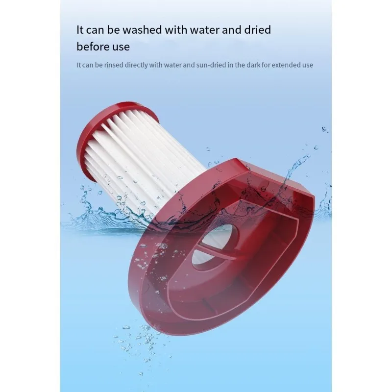 【GARMENT】8PCS HEPA Filter Replacement For Deerma DX300 Vacuum Cleaner