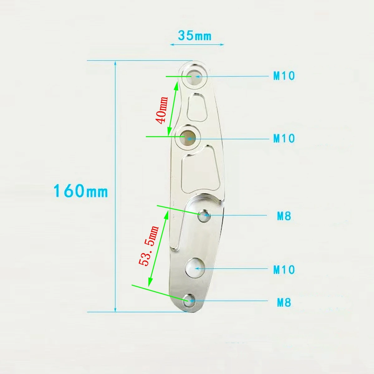 Motorcycle 40mm Axial Front Brake Caliper Bracket Adapter For 30-33 core Front Shock Absorber Suspension Niu N1 N1s Scooter - Image 6