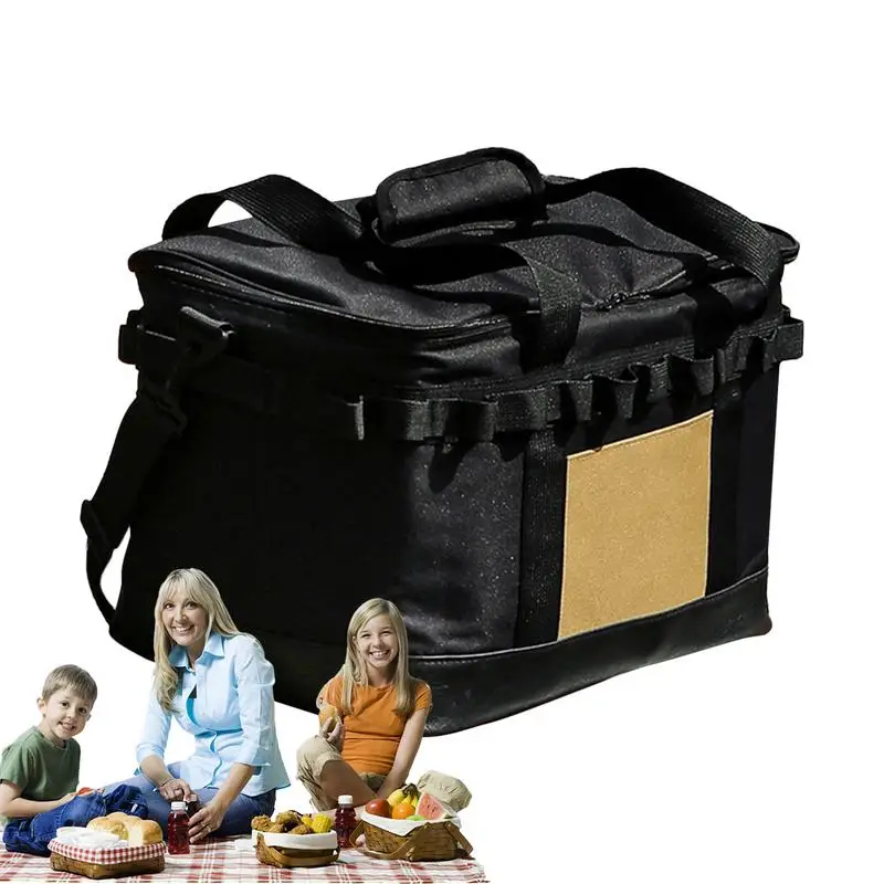 

Picnic Storage Bag 39L Outdoor Cooking Gear Storage Bag Utility Carrier For Packing Outdoor Gear Tote For Campsite Survival
