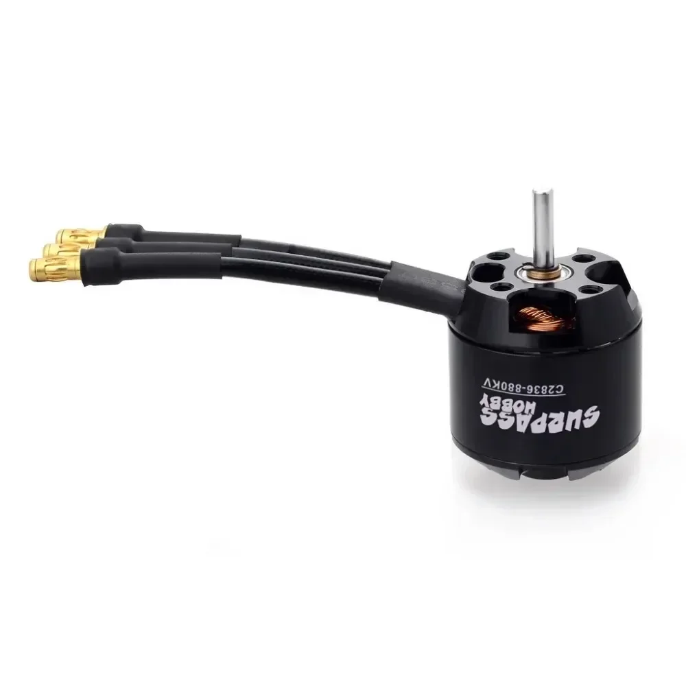 SURPASS HOBBY 2836 750KV 880KV 1120KV Brushless Motor Outrunner for RC Airplane Fixed-wing Quadcopter Drone FPV Model Toy Parts
