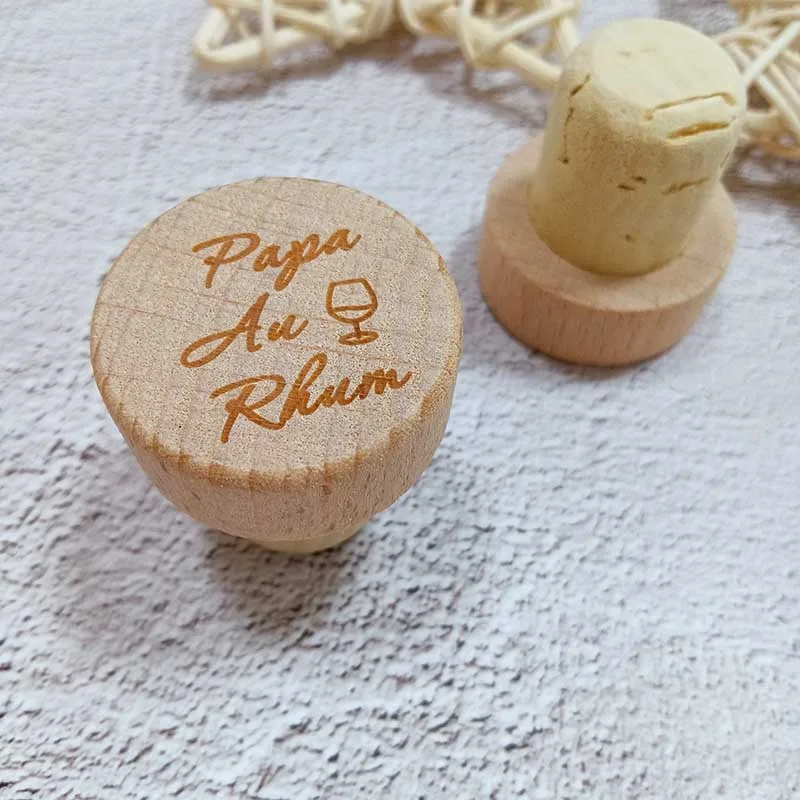 Personalized Wine Bottles Stoppers,Reusable Cork Stopper,Family Party Decor,Anniversary Gifts Wooden Corks,Bar Wine Accessories